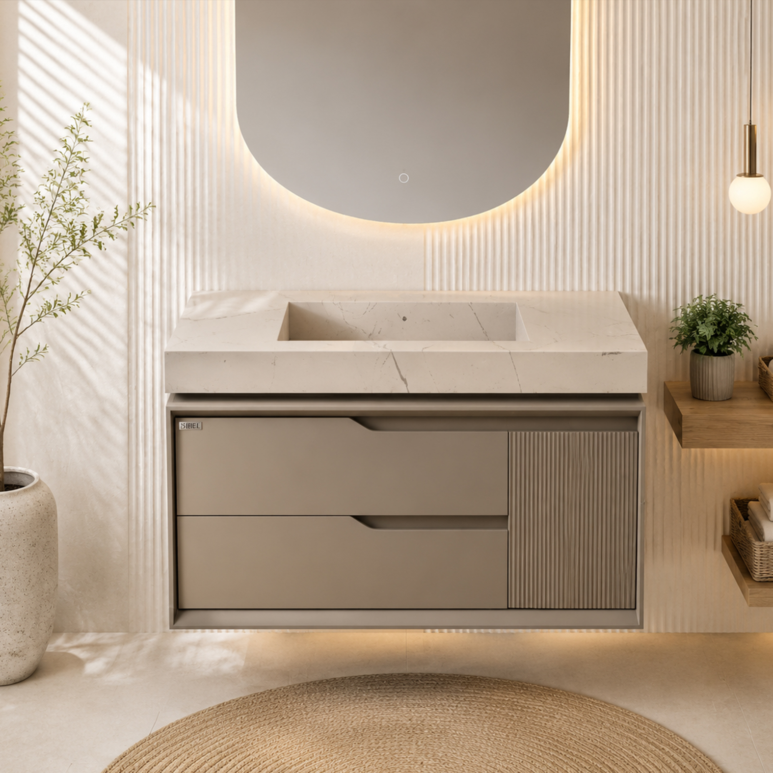 ▪️ روشویی کابینتی فولست سیبل (کد۲۳۱۲) - تصویر 2